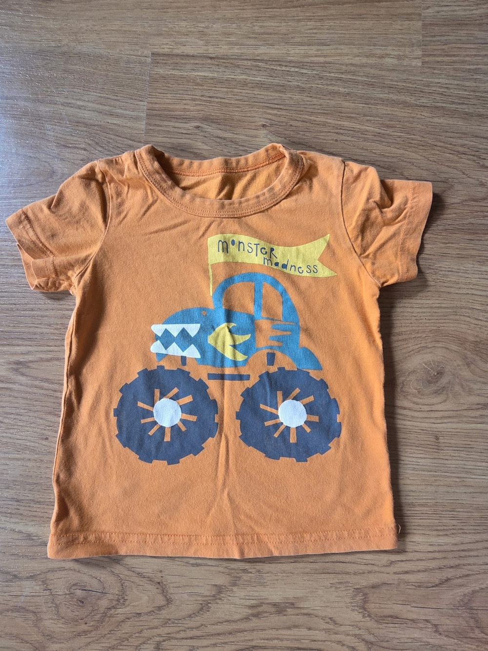 Orange Monster Truck Tee